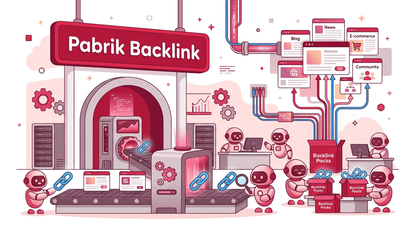 Pabrik Backlink — proses pembuatan backlink